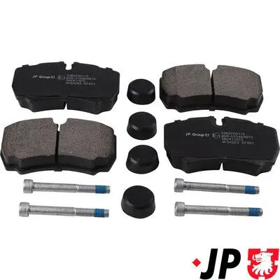 JP GROUP 5363700110 Колодки тормозные