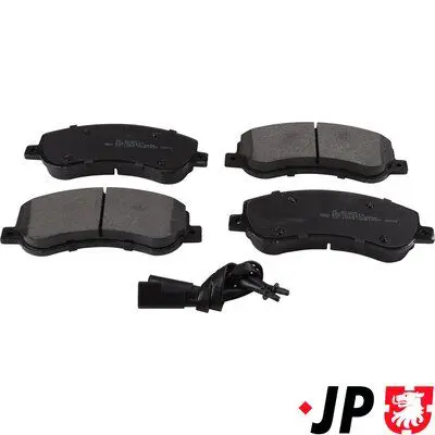 JP Group 1563600210 Колодки торм.пер./дат.