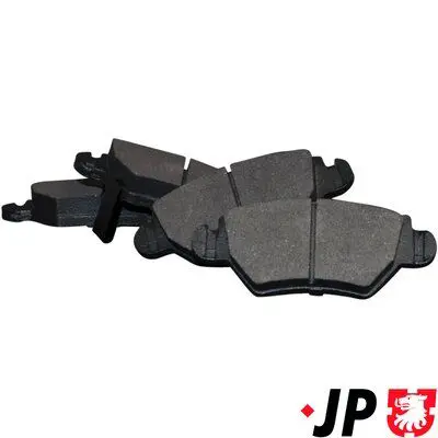 JP GROUP 1263700210 Колодки тормозные задние