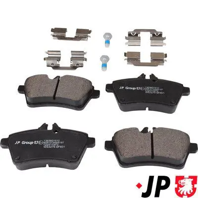 JP GROUP 1363601510 КОЛОДКИ ТОРМ ДИСК ПЕР MERCEDES