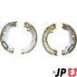 4863901210 JP GROUP Комплект тормозных колодок