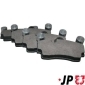 1163706910 JP GROUP Колодки тормозные VOLKSWAGEN
