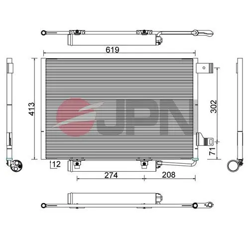 JPN 60C9107JPN Condenser, air conditioning
