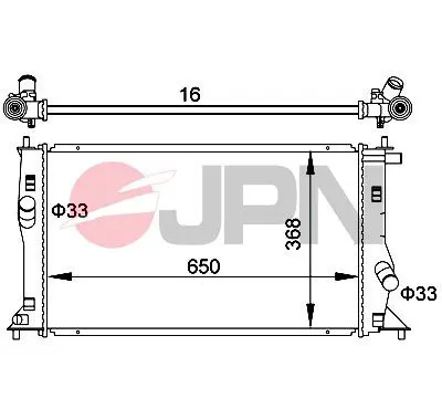JPN 60C9027JPN Radiator, engine cooling