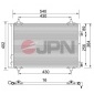 60C9092JPN Condenser, air conditioning