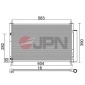 60C9134JPN Condenser, air conditioning