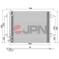 60C9141JPN JPN Condenser, air conditioning
