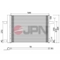 60C9119JPN JPN Condenser, air conditioning