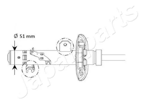 JAPANPARTS MM01131 Амортизатор