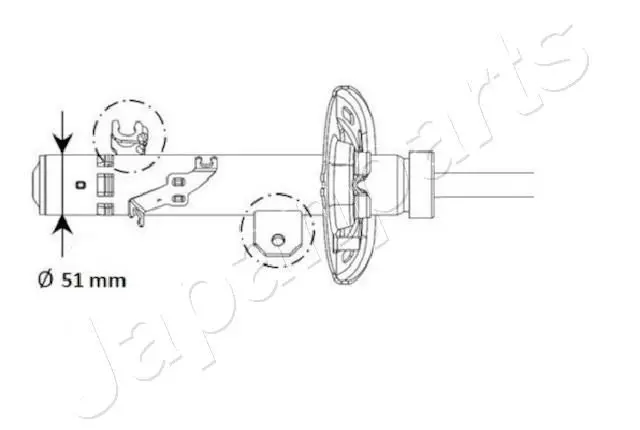 JAPANPARTS MM01130 Амортизатор