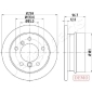 DP0518C Диск тормозной задний mercedes