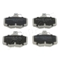 PP015AF JAPANPARTS Колодки тормозные дисковые
