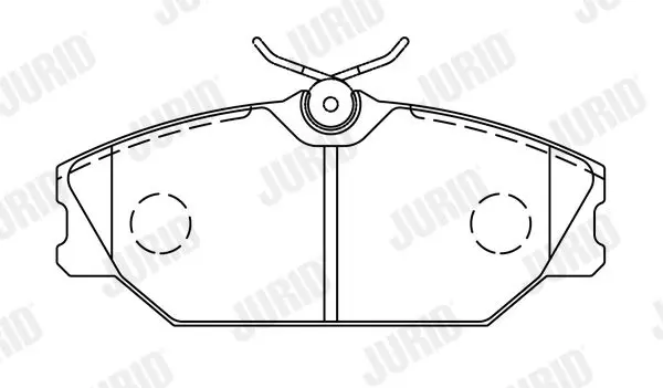 JURID 573008J Комплект тормозных колодок