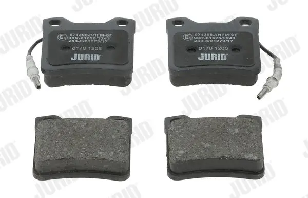 571398J Автозапчасть/Колодки торм, PEUGEOT 406 , 605 задн, к т