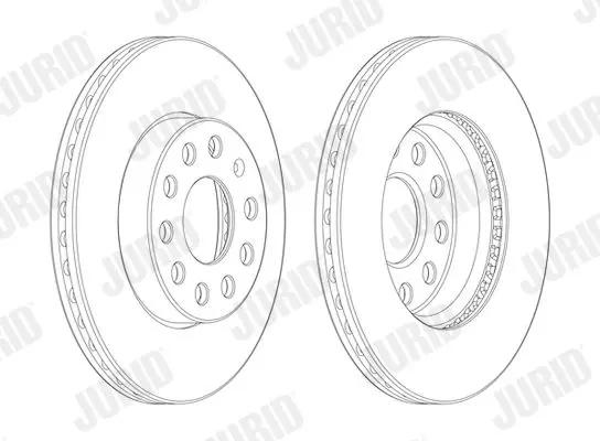 JURID 562990JC1 Тормозной диск