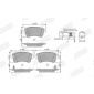 572657J Комплект тормозных колодок