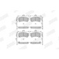 572628J Комплект тормозных колодок