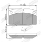 571276J JURID Колодки диск. Ascona, Combo, Corsa, Kadett, Omega, Vectra 1605670; 1605697; 1605703; 1605783; 16055