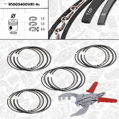 R1003400VR1 Piston Ring Kit