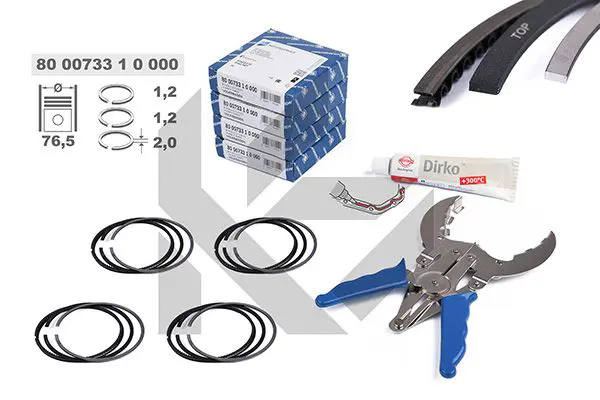 ET ENGINETEAM R1009900KS Piston Ring Kit