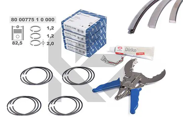 ET ENGINETEAM R1010400KS Piston Ring Kit