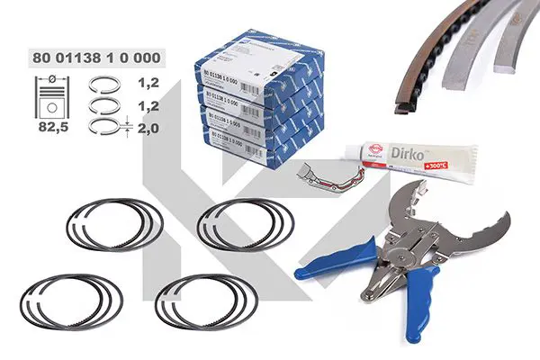 ET ENGINETEAM R1010500KS Piston Ring Kit