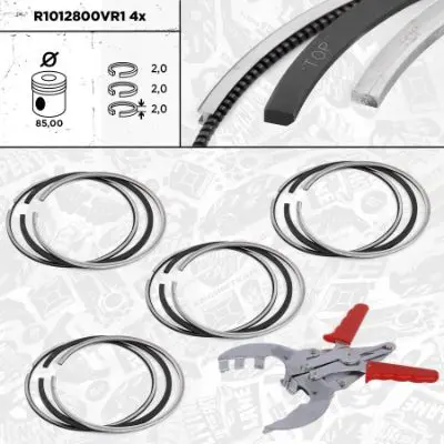 ET ENGINETEAM R1012800VR1 Piston Ring Kit