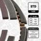R1013100 ET ENGINETEAM Piston Ring Kit