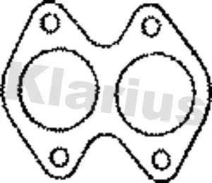 KLARIUS 410002 Прокладка, труба выхлопного