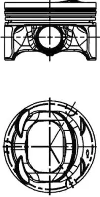 KOLBENSCHMIDT 40846600 Поршень ДВС AUDI. VW