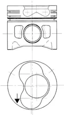94427700 Поршнекомплект AU/VW 1.9D