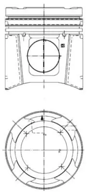 KOLBENSCHMIDT 99697600 Поршень