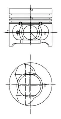 KOLBENSCHMIDT 40465600 Поршень