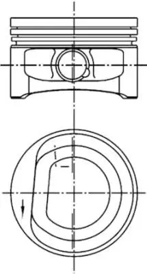 KOLBENSCHMIDT 99452620 Поршень