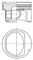 KOLBENSCHMIDT 41754600 Поршень