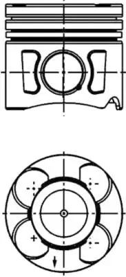 KOLBENSCHMIDT 41288600 Piston