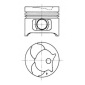 91372610 KOLBENSCHMIDT Поршень ДВС MB 2.3D/2.9D