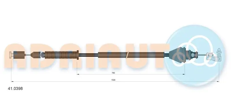 ADRIAUTO 410398 Тросик газа