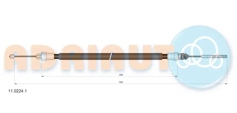 ADRIAUTO 1102241 Тросик, cтояночный тормоз