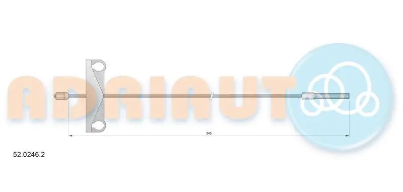 ADRIAUTO 5202462 ADRIAUTO 5202462 Трос тормоза