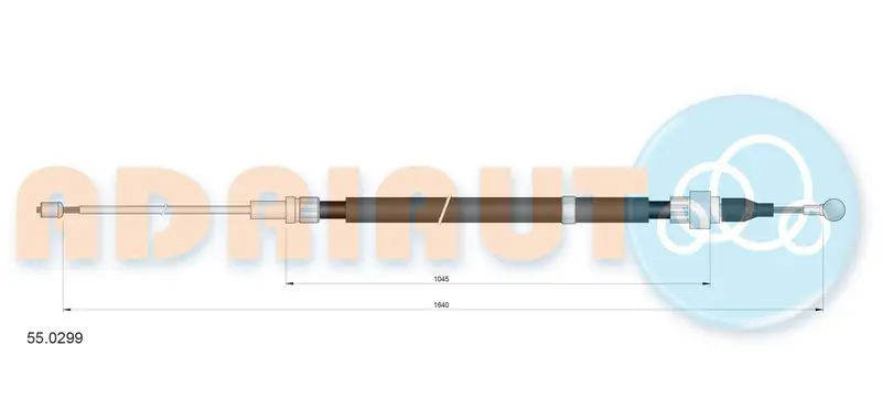 ADRIAUTO 550299 Тросик, cтояночный тормоз