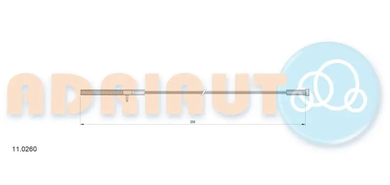  ADRIAUTO Трос стояночого тормоза