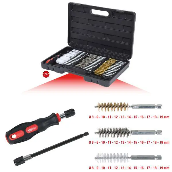 340.0010 KS TOOLS Комплект чистящих щеток