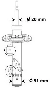 3338057 Амортизатор