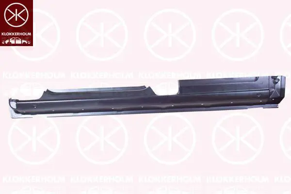 KLOKKERHOLM 2507001 Порог кузова лев 2дв FORD