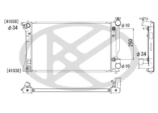 KOYORAD PL011669 Радиатор охлаждения ДВС Toyota
