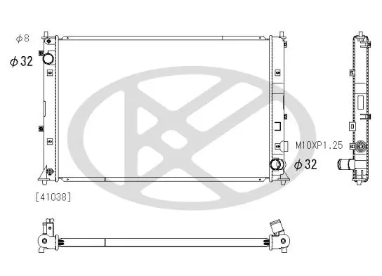 PL083283 Radiator, engine cooling
