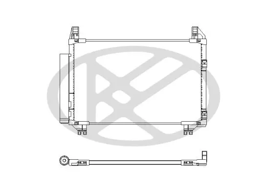 KOYORAD CD010394M Радиатор кондиционера TOYOTA