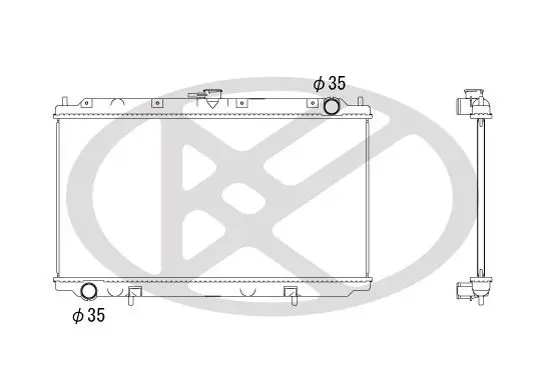 KOYORAD PL021183 Радиатор охлаждения ДВС NISSAN