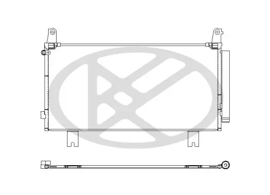 CD081194 Condenser, air conditioning